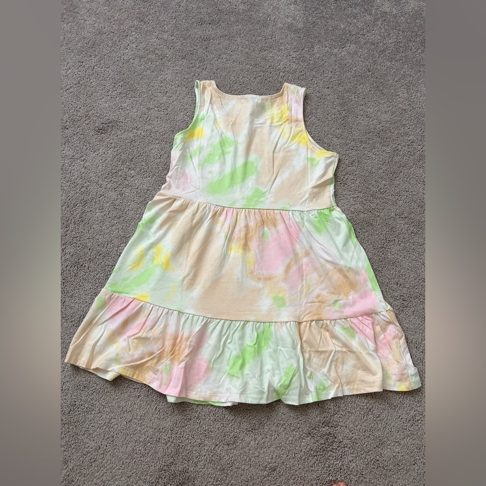 Tie Dye Tiered Tank Dress, New with tags - Picture 2 of 5